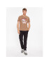 Guess T-Shirt Banksy M3BI98 JR06K Hnědá Slim Fit - Pepit.cz