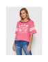 Guess T-Shirt Blanche W1YI0W K46D0 Růžová Relaxed Fit - Pepit.cz