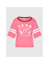 Guess T-Shirt Blanche W1YI0W K46D0 Růžová Relaxed Fit - Pepit.cz