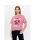 Guess T-Shirt Cherry W3GI22 JA914 Růžová Boxy Fit - Pepit.cz