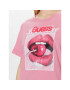 Guess T-Shirt Cherry W3GI22 JA914 Růžová Boxy Fit - Pepit.cz