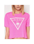 Guess T-Shirt E02I01 KB9I0 Růžová Regular Fit - Pepit.cz