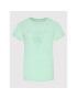 Guess T-Shirt Eyelet W2GI31 KA0Q1 Zelená Regular Fit - Pepit.cz