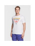 Guess T-Shirt F3GI02 J1314 Bílá Slim Fit - Pepit.cz