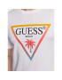 Guess T-Shirt F3GI02 J1314 Bílá Slim Fit - Pepit.cz