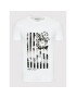 Guess T-Shirt Flag Collage M2GI43 K9RM1 Bílá Regular Fit - Pepit.cz