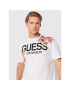 Guess T-Shirt Floral Logo M2BI75 K9RM3 Bílá Regular Fit - Pepit.cz