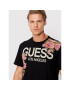 Guess T-Shirt Floral Logo M2BI75 K9RM3 Černá Regular Fit - Pepit.cz