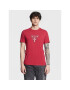 Guess T-Shirt Geo Triangle M3GI23 J1314 Bordó Slim Fit - Pepit.cz