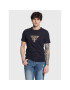 Guess T-Shirt Geo Triangle M3GI23 J1314 Tmavomodrá Slim Fit - Pepit.cz