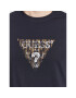 Guess T-Shirt Geo Triangle M3GI23 J1314 Tmavomodrá Slim Fit - Pepit.cz