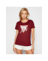 Guess T-Shirt Icon W1YI0Y I3Z00 Bordó Regular Fit - Pepit.cz