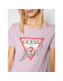 Guess T-Shirt Icon W1YI0Y I3Z00 Fialová Regular Fit - Pepit.cz