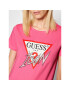 Guess T-Shirt Icon W1YI0Y I3Z00 Růžová Regular Fit - Pepit.cz