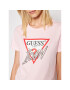 Guess T-Shirt Icon W1YI0Y I3Z00 Růžová Regular Fit - Pepit.cz