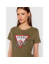 Guess T-Shirt Icon W1YI0Y I3Z00 Zelená Regular Fit - Pepit.cz