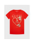 Guess T-Shirt J3RI18 K6YW3 Červená Regular Fit - Pepit.cz