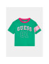 Guess T-Shirt J3YI07 K8HM4 Zelená Regular Fit - Pepit.cz