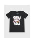 Guess T-Shirt K3RI02 K6YW1 Černá Regular Fit - Pepit.cz