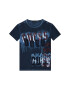 Guess T-Shirt L1RI02 K5M20 Tmavomodrá Regular Fit - Pepit.cz