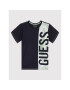 Guess T-Shirt L2YI21 K8HM0 Tmavomodrá Regular Fit - Pepit.cz