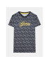 Guess T-Shirt L3YI32 K8HM3 Tmavomodrá Regular Fit - Pepit.cz