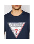 Guess T-Shirt M1RI72 K8FQ1 Tmavomodrá Regular Fit - Pepit.cz