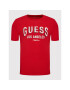 Guess T-Shirt M2RI18 J1311 Červená Slim Fit - Pepit.cz