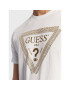 Guess T-Shirt M3RI68 KBDK0 Bílá Slim Fit - Pepit.cz