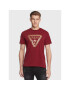 Guess T-Shirt M3RI68 KBDK0 Bordó Slim Fit - Pepit.cz