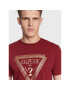 Guess T-Shirt M3RI68 KBDK0 Bordó Slim Fit - Pepit.cz