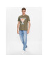 Guess T-Shirt M3YI68 K6XN4 Khaki Regular Fit - Pepit.cz