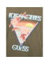 Guess T-Shirt M3YI68 K6XN4 Khaki Regular Fit - Pepit.cz