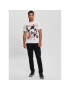 Guess T-Shirt Midnight M3RI41 KBDK0 Bílá Slim Fit - Pepit.cz