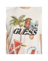 Guess T-Shirt Nautical Collage M3GI38 KBDL0 Écru Regular Fit - Pepit.cz