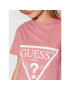 Guess T-Shirt O1GA21 K8HM0 Růžová Regular Fit - Pepit.cz