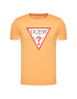 Guess T-Shirt Original Logo M1RI71 I3Z11 Oranžová Slim Fit - Pepit.cz