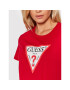 Guess T-Shirt Original W1YI1B I3Z11 Červená Boxy Fit - Pepit.cz