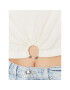 Guess T-Shirt Piercing W3GI23 JA914 Écru Boxy Fit - Pepit.cz