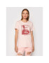 Guess T-Shirt Pixel Lip Easy W1BI28 K9SN1 Růžová Regular Fit - Pepit.cz