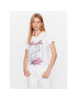 Guess T-Shirt Postcard W3GI20 JA914 Bílá Regular Fit - Pepit.cz