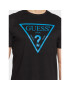 Guess T-Shirt Reflective Logo M3GI44 K9RM1 Černá Slim Fit - Pepit.cz