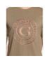 Guess T-Shirt Round Logo M3GI11 J1314 Zelená Slim Fit - Pepit.cz