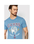 Guess T-Shirt Route M2GI02 K6XN1 Modrá Slim Fit - Pepit.cz