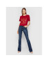 Guess T-Shirt Simonne W1YI0Q R8G00 Bordó Regular Fit - Pepit.cz