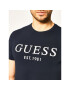 Guess T-Shirt Tee M0GI93 J1300 Tmavomodrá Super Slim Fit - Pepit.cz