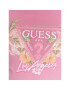 Guess T-Shirt Traingle Flowers W3GI41 J1314 Růžová Slim Fit - Pepit.cz