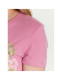 Guess T-Shirt Traingle Flowers W3GI41 J1314 Růžová Slim Fit - Pepit.cz