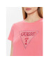 Guess T-Shirt Triangle W3GI61 K6YW1 Růžová Slim Fit - Pepit.cz