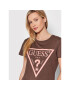 Guess T-Shirt V2RI13 K8HM0 Hnědá Regular Fit - Pepit.cz